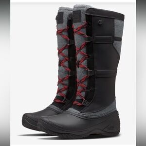 The North Face Gray Faux Fur Lined Accessory